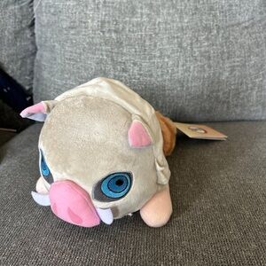 Demon Slayer Inosuke Hashibira Nesoberi Plush Kimetsu No Yaiba SEGA Toy 12”